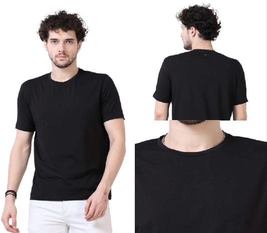 Rare Rabbit Signature Round Neck T-Shirt