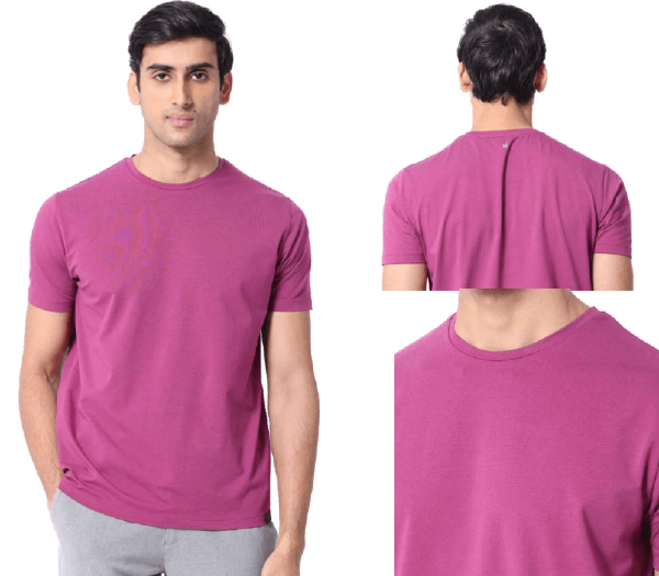 Rare Rabbit Signature Round Neck T-Shirt