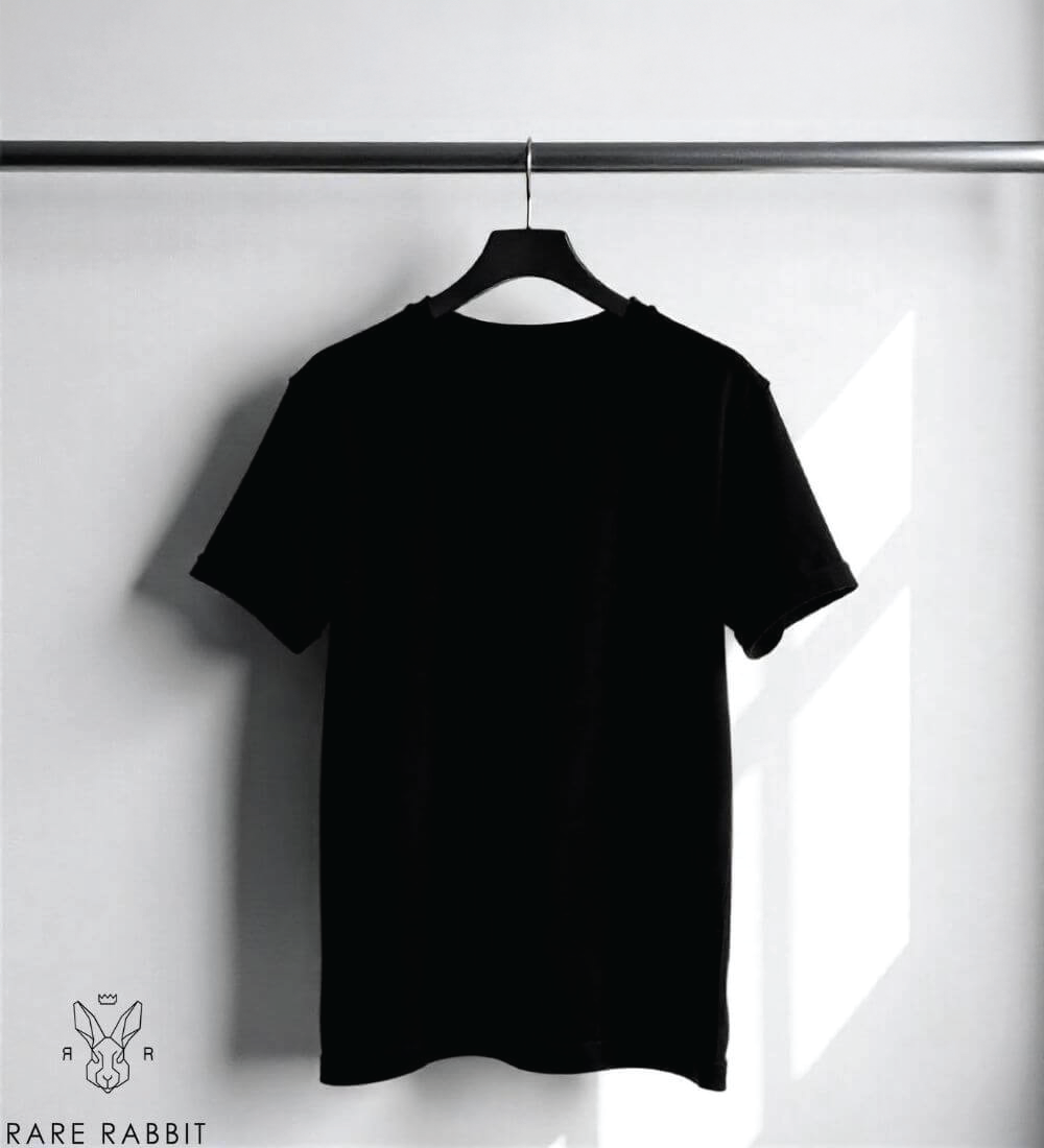 Rare Rabbit Signature Round Neck T-Shirt