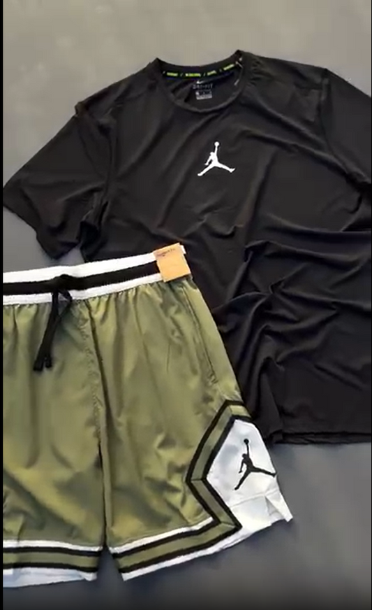 Combo Jordan T-shirt and Short (100% Cotton) – Code 02